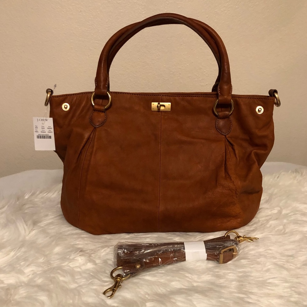 BRAND NEW J Crew Collection BROMPTON HOBO BAG (Henna Color)